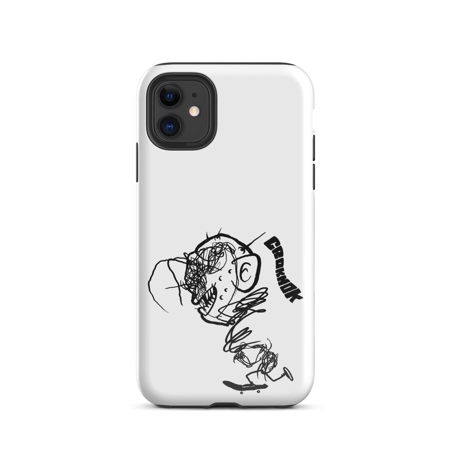 iPhone case - Skateboarding AS0021 White
