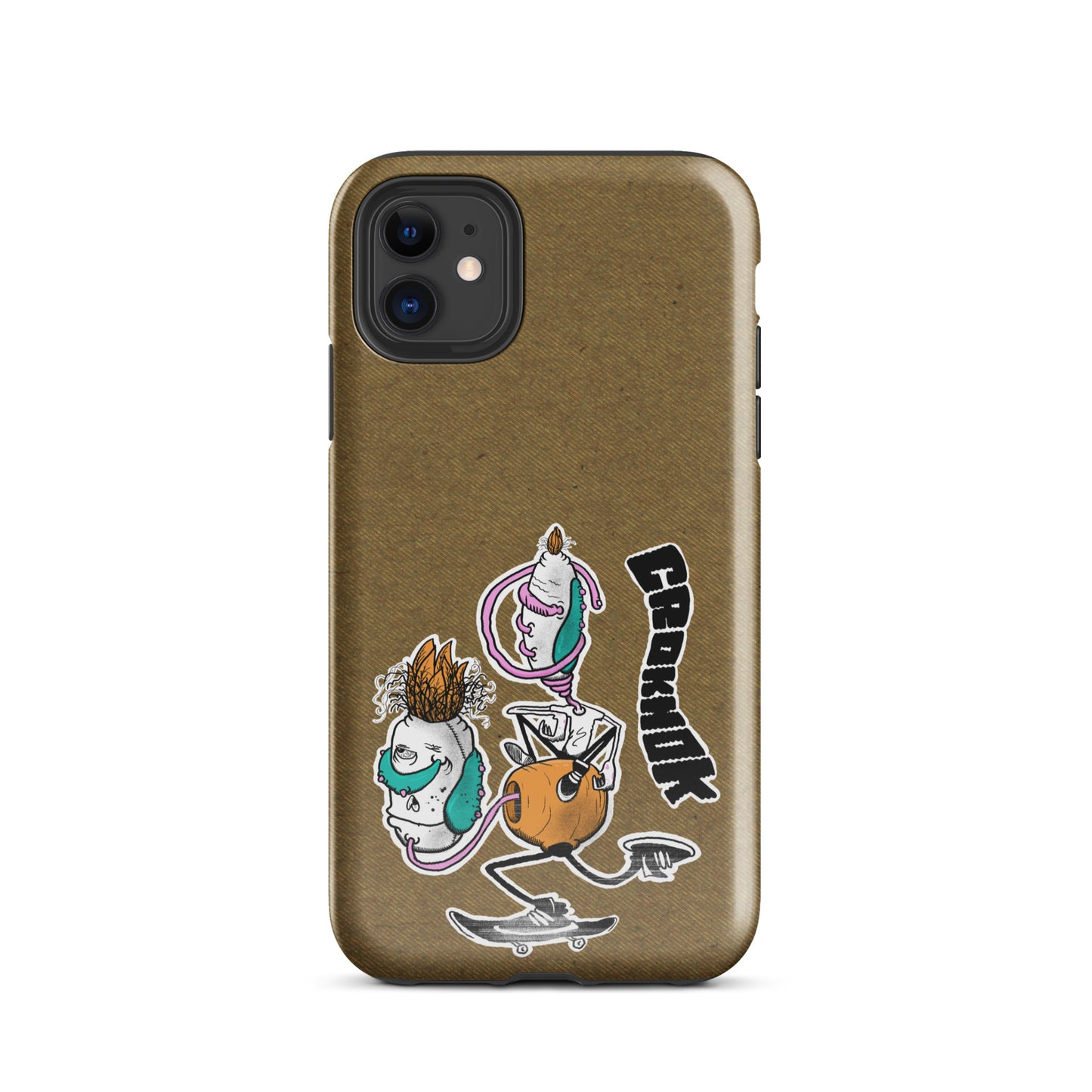 iPhone case - Skateboarding AS0025 Brown