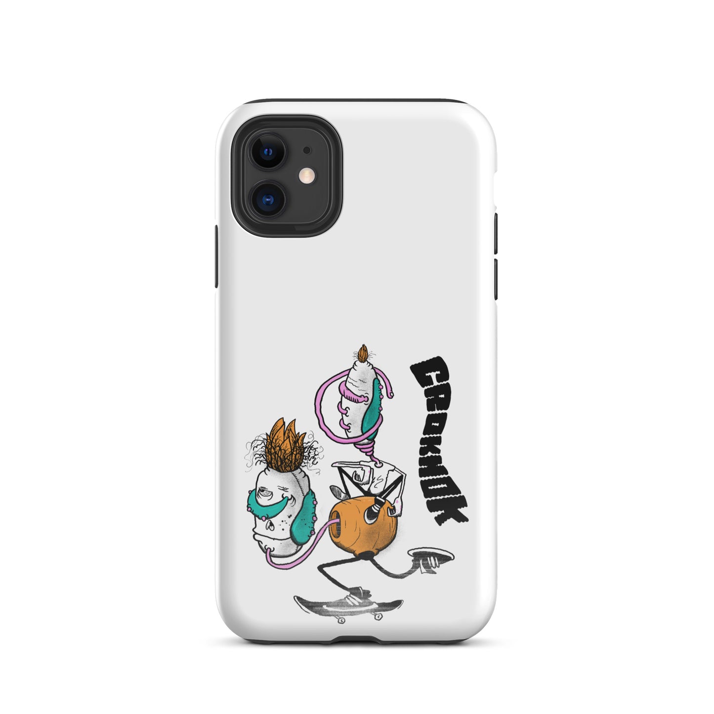 iPhone case - Skateboarding AS0025 White