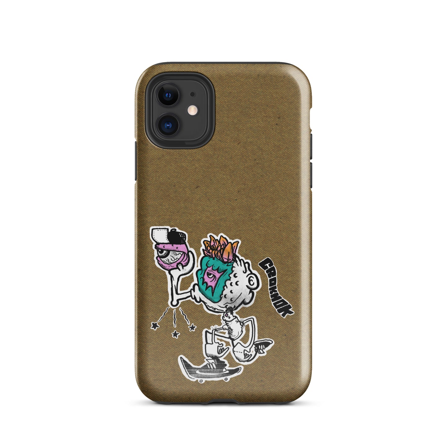 iPhone case - Skateboarding AS0025 Brown