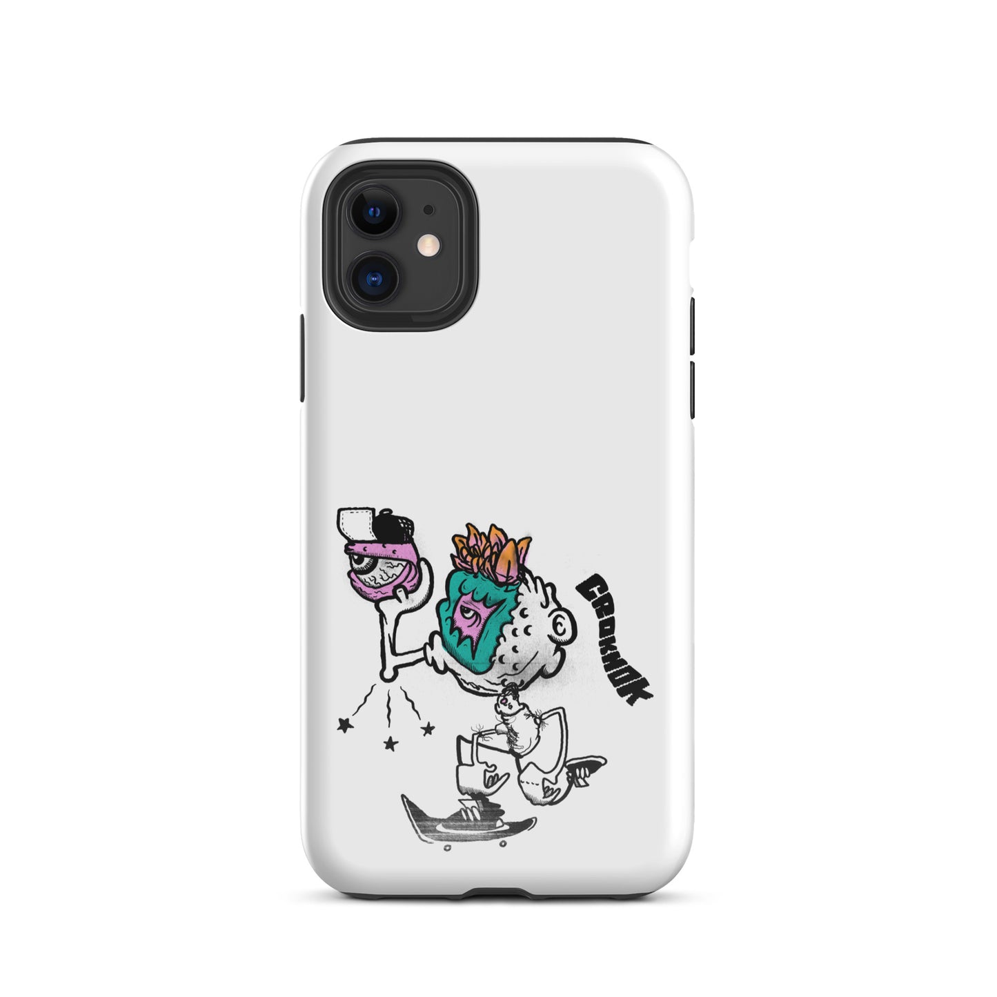 iPhone case - Skateboarding AS0025 White