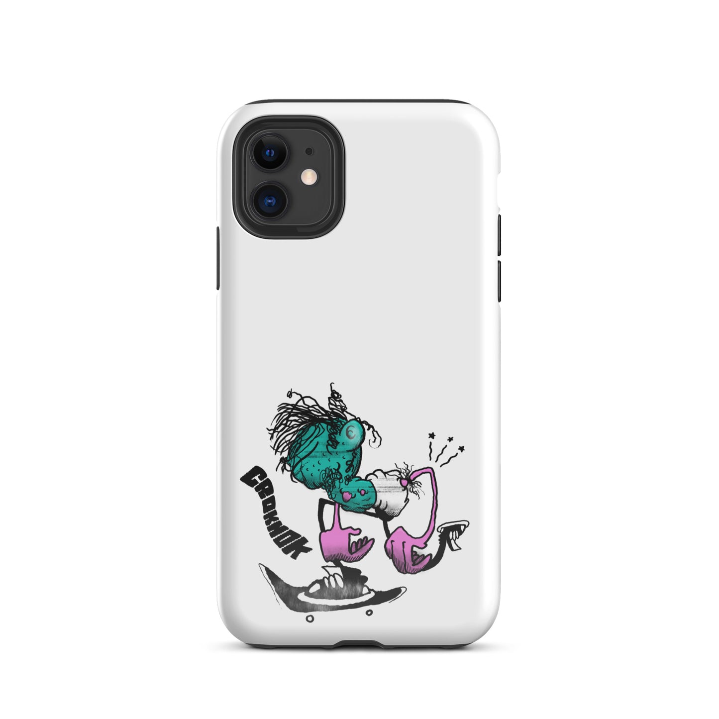 iPhone case - Skateboarding AS0028 White