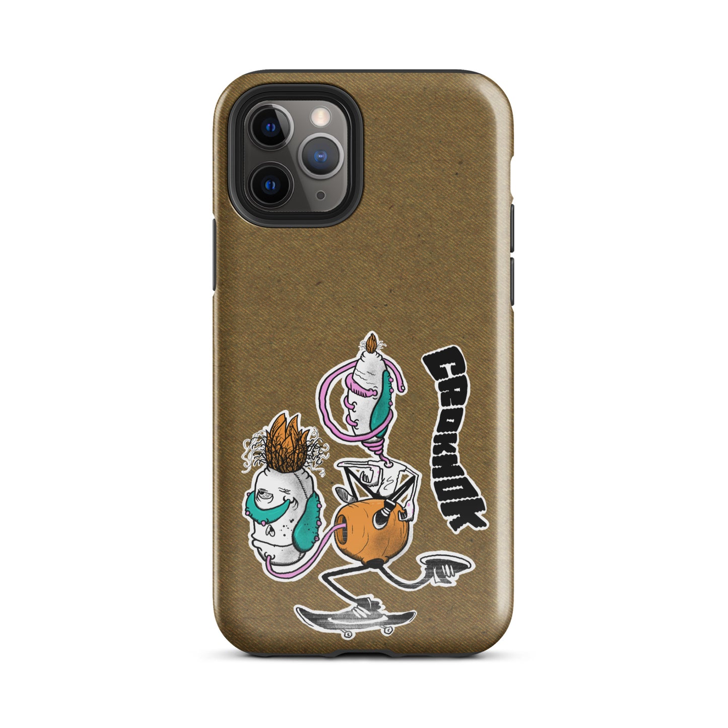 iPhone case - Skateboarding AS0025 Brown