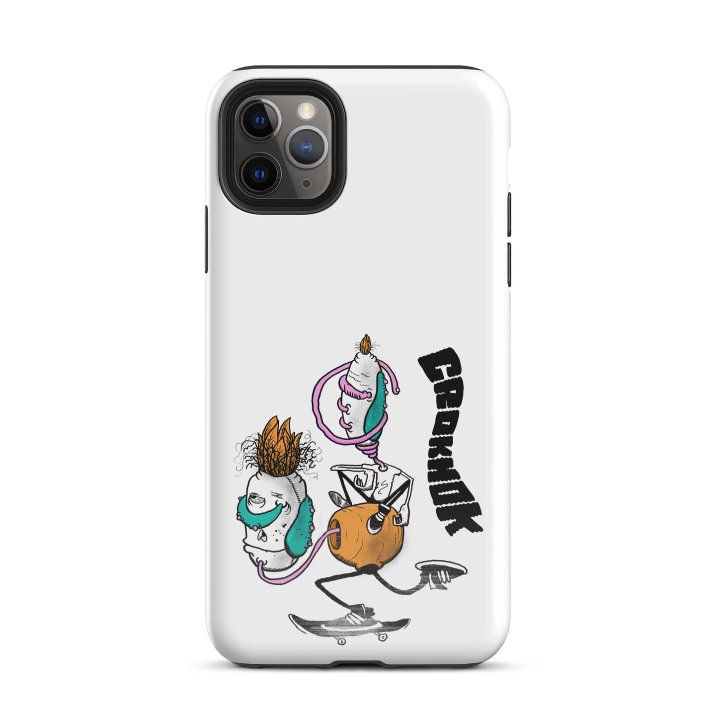 iPhone case - Skateboarding AS0025 White