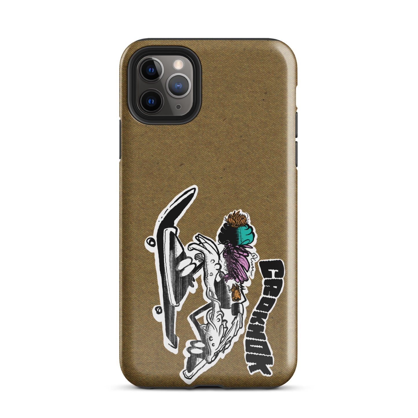 iPhone case - Skateboarding AS0035 Brown