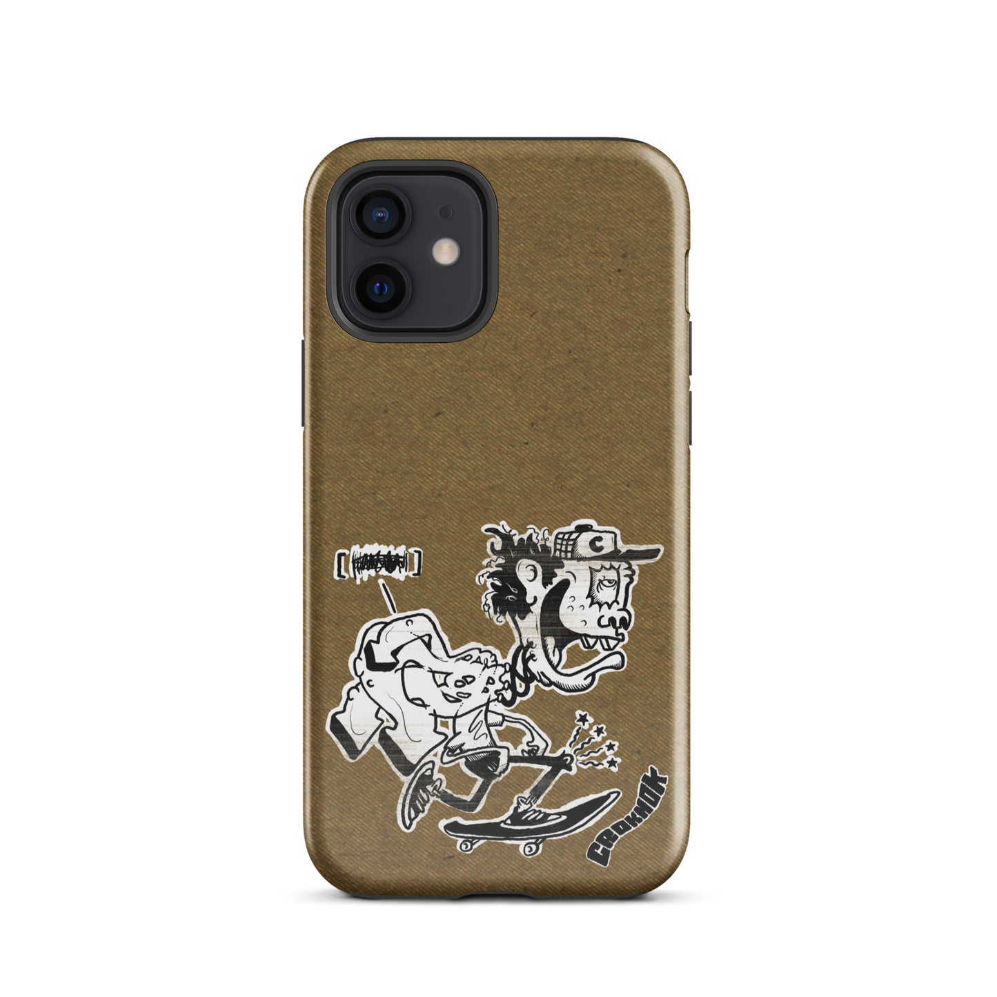 iPhone case - Skateboarding AS0017 Brown