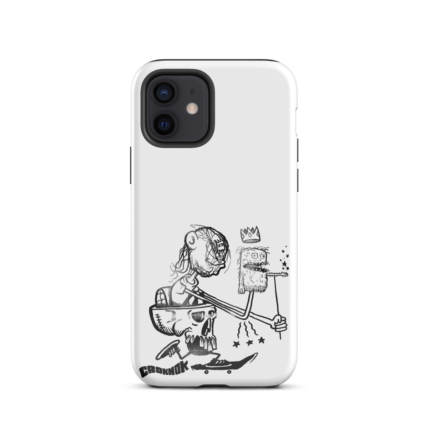 iPhone case - Skateboarding AS0019 White