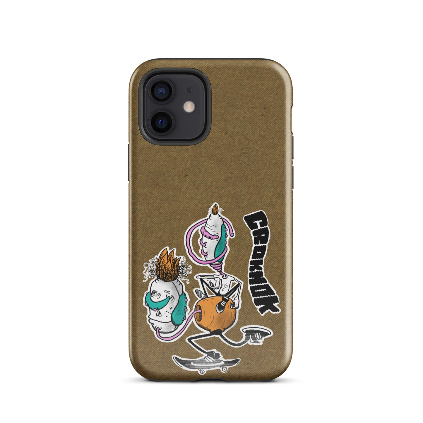 iPhone case - Skateboarding AS0025 Brown