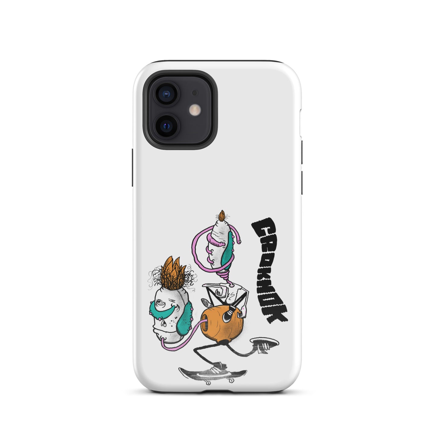 iPhone case - Skateboarding AS0025 White