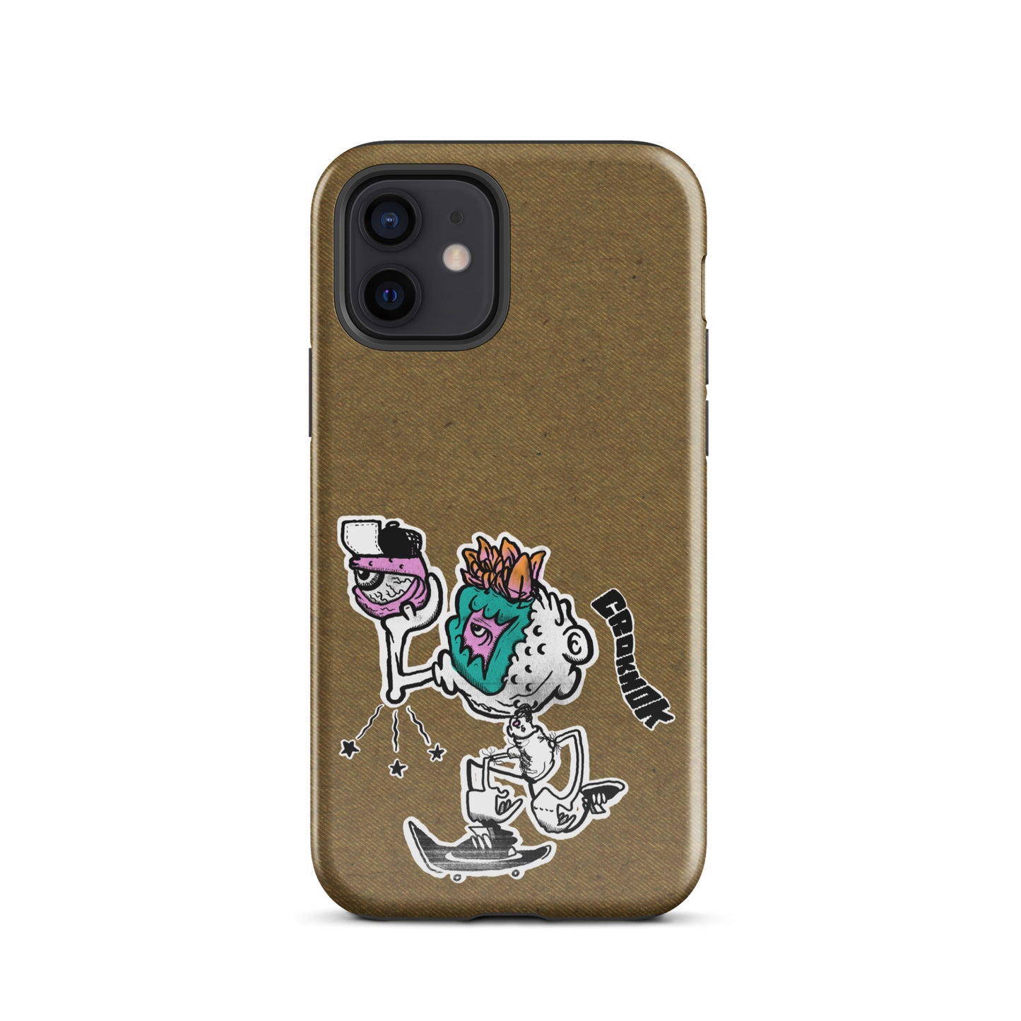 iPhone case - Skateboarding AS0025 Brown