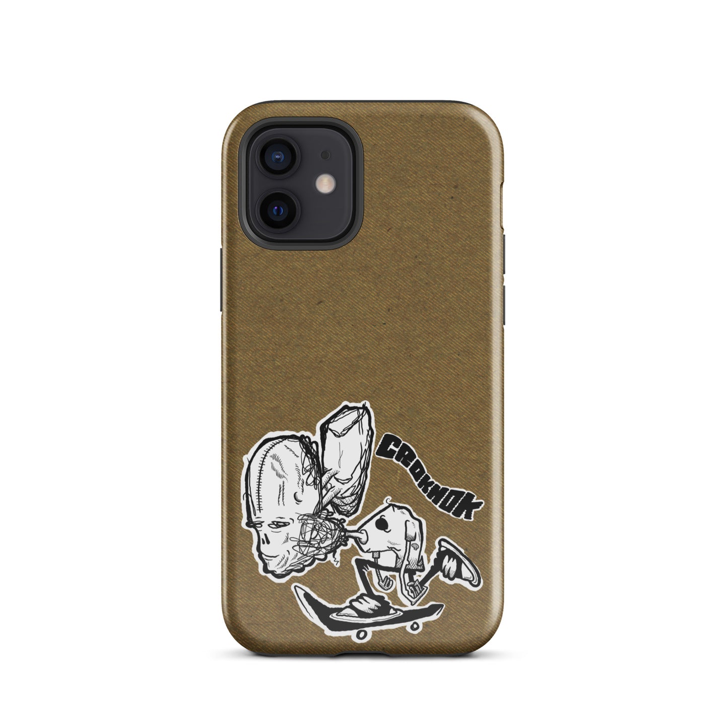 iPhone case - Skateboarding AS0037 Brown