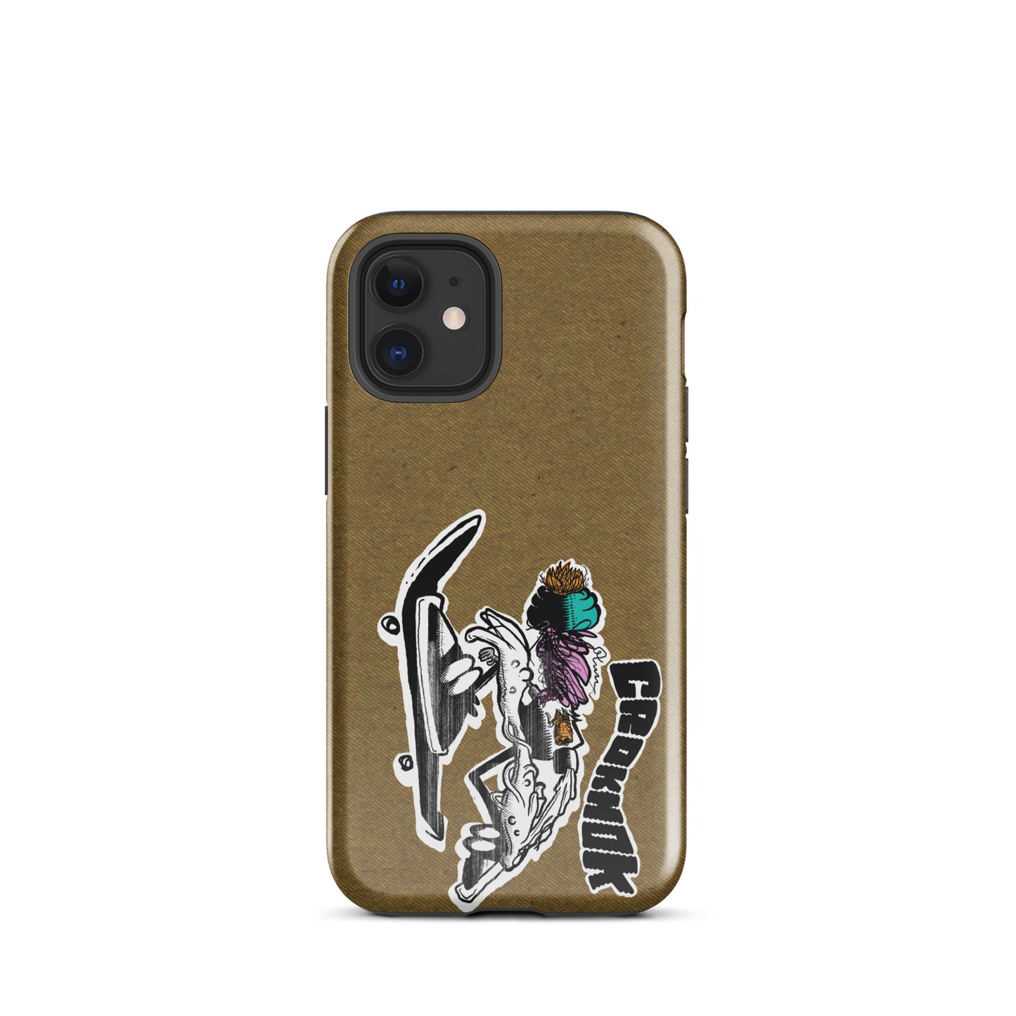 iPhone case - Skateboarding AS0035 Brown