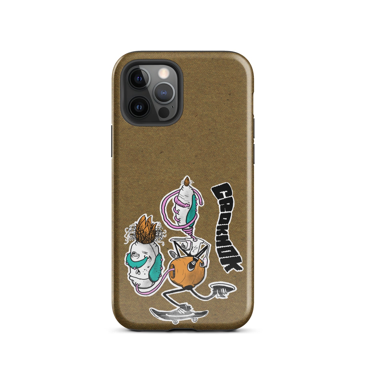 iPhone case - Skateboarding AS0025 Brown