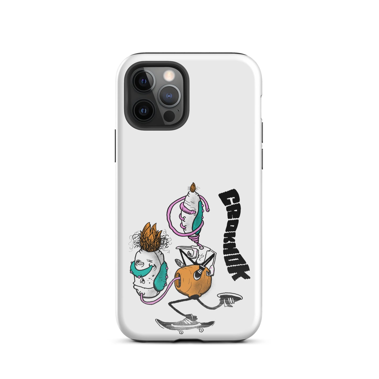 iPhone case - Skateboarding AS0025 White