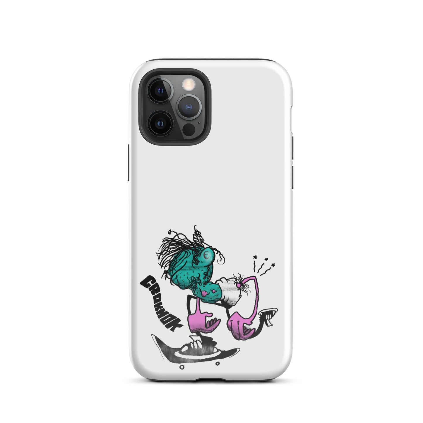 iPhone case - Skateboarding AS0028 White