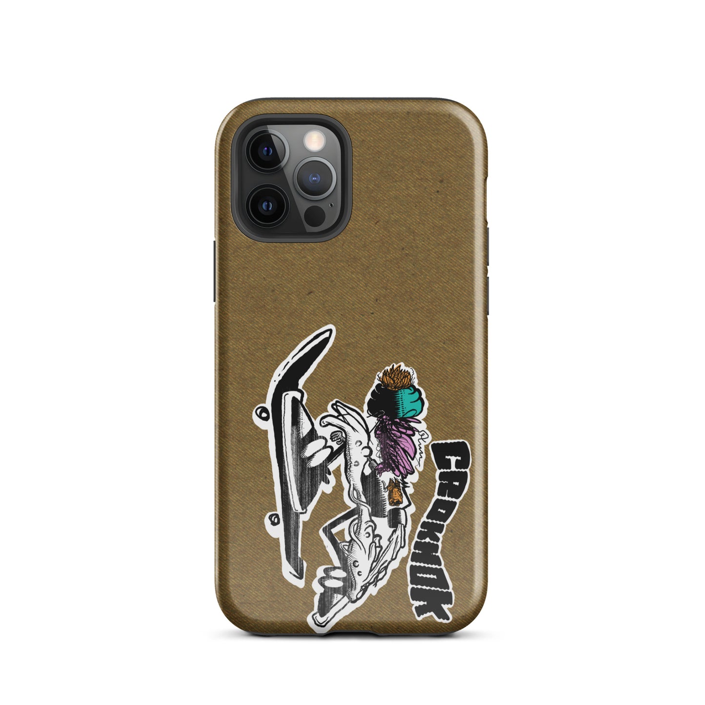 iPhone case - Skateboarding AS0035 Brown