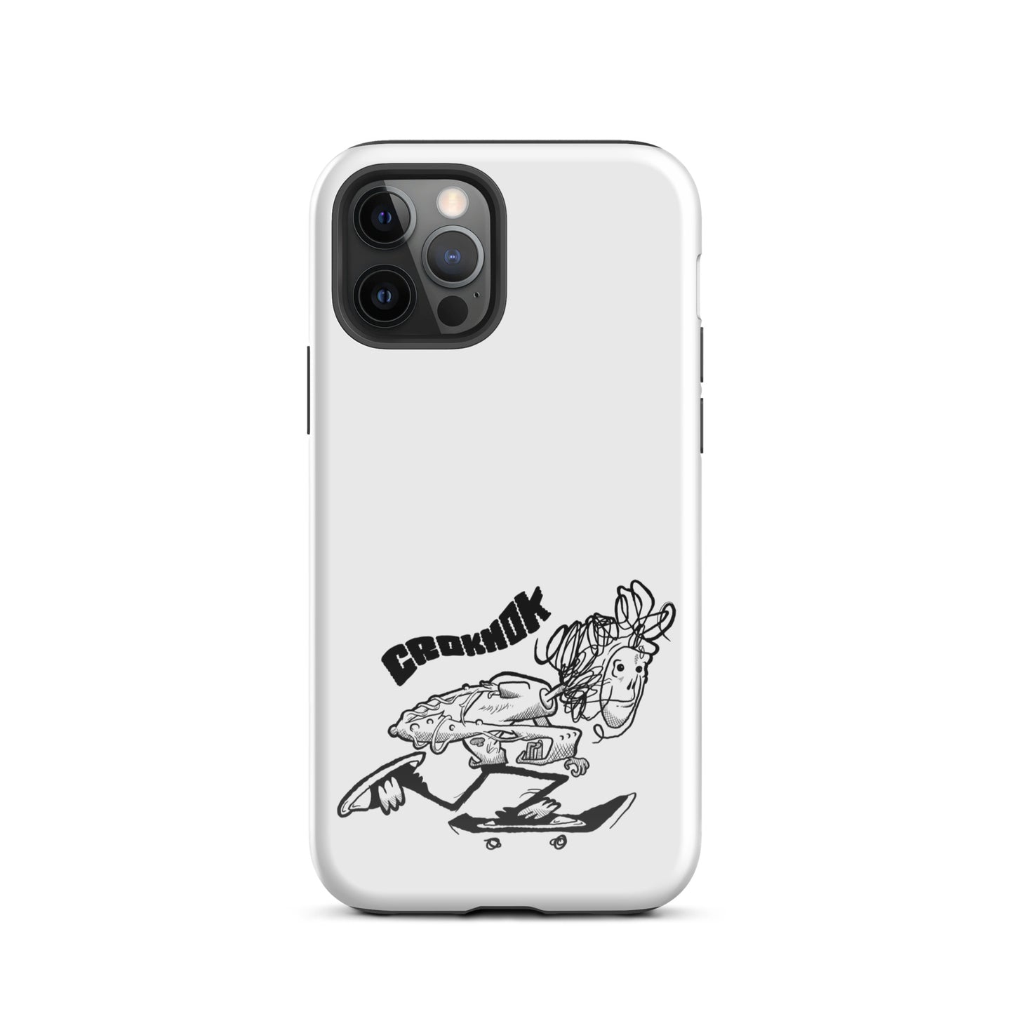 iPhone case - Skateboarding AS0039 White