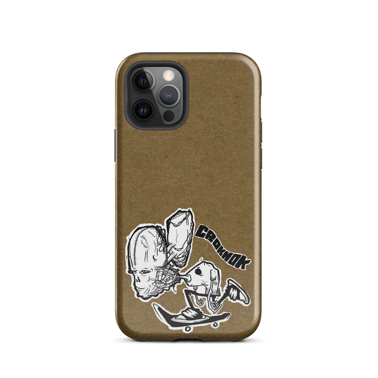 iPhone case - Skateboarding AS0037 Brown