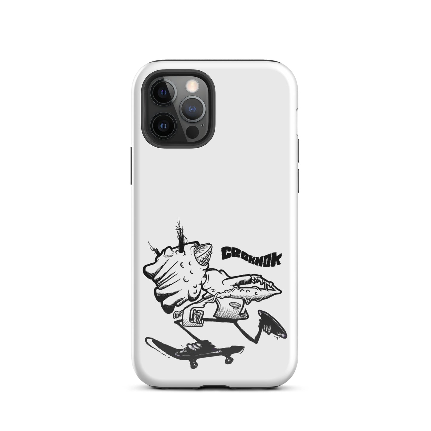 iPhone case - Skateboarding AS0036 White
