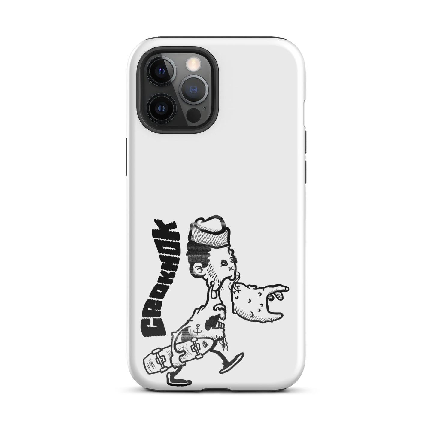 iPhone case - Skateboarding AS0010 White