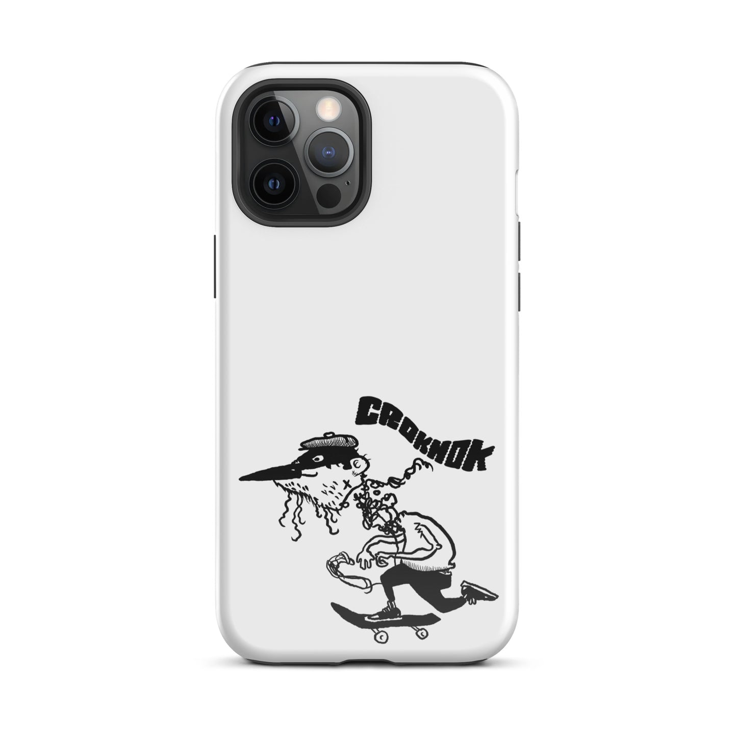iPhone case - Skateboarding AS0013 White