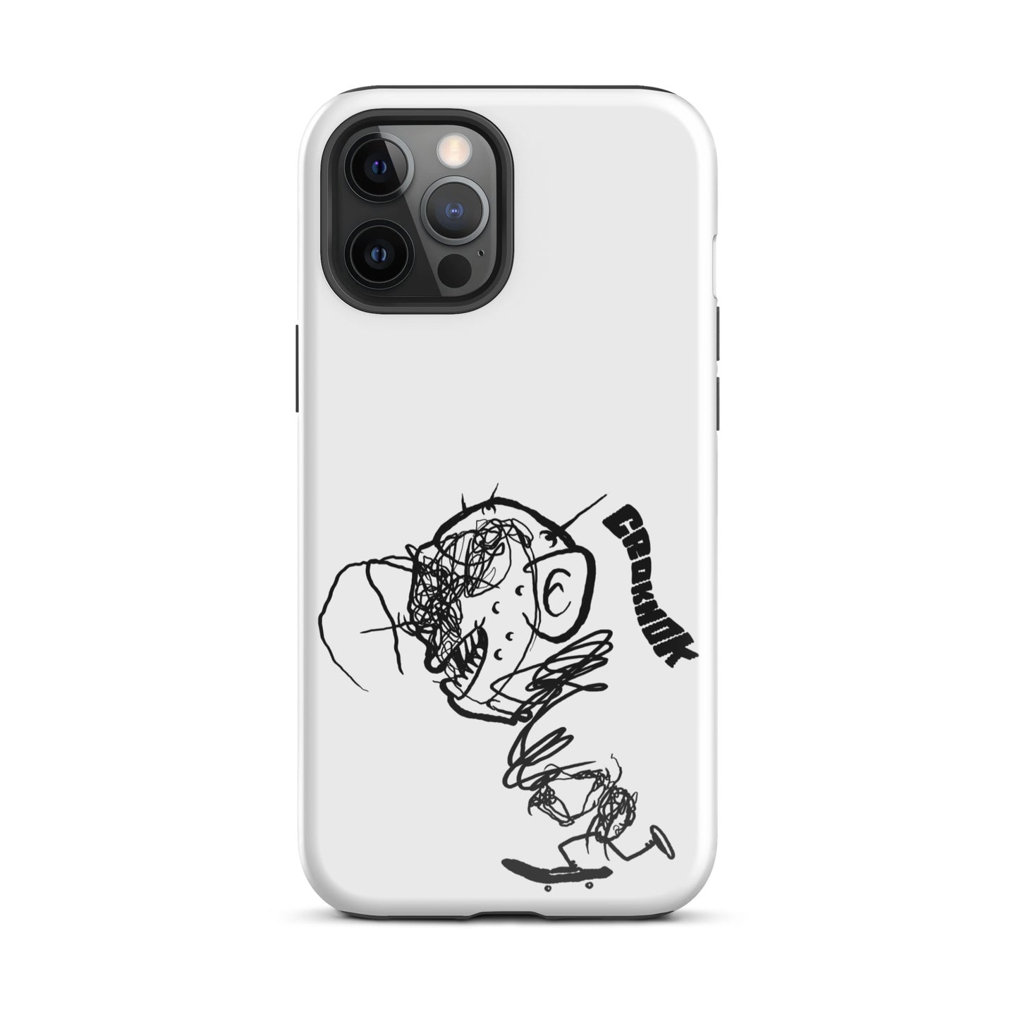 iPhone case - Skateboarding AS0021 White