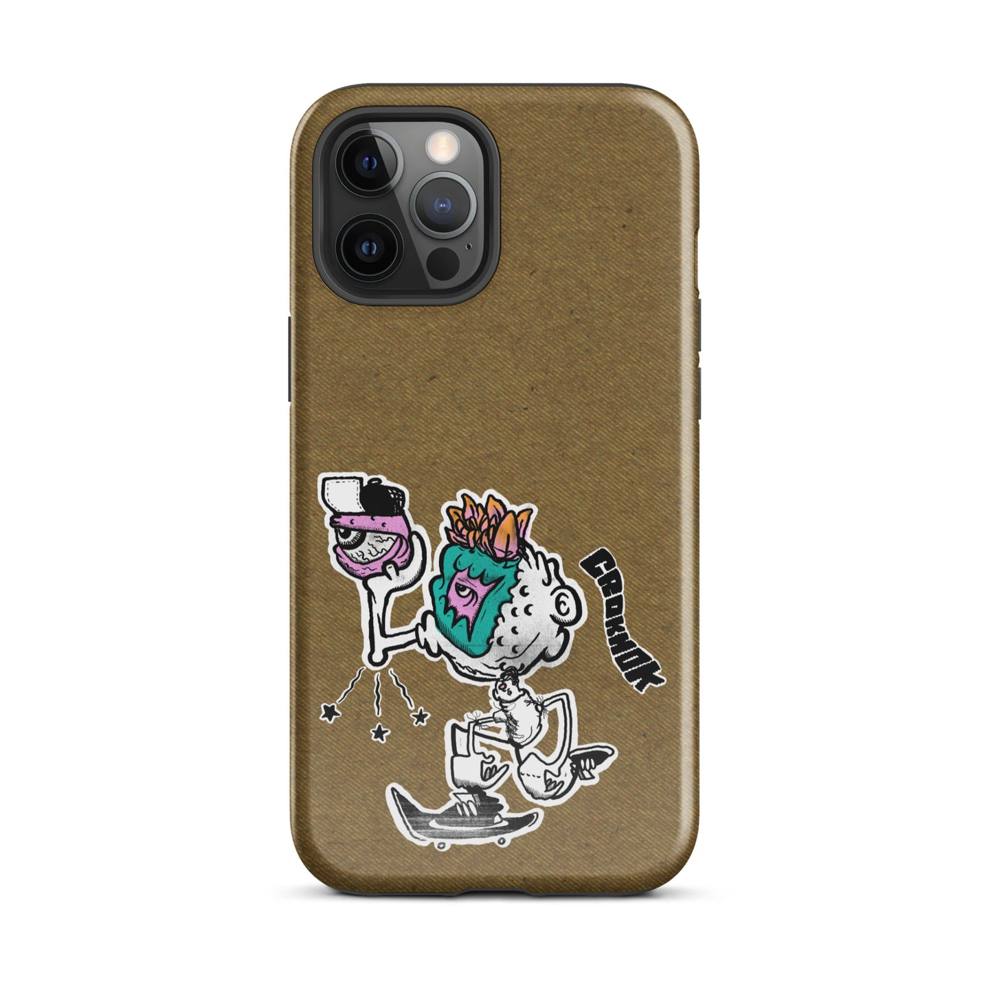 iPhone case - Skateboarding AS0025 Brown