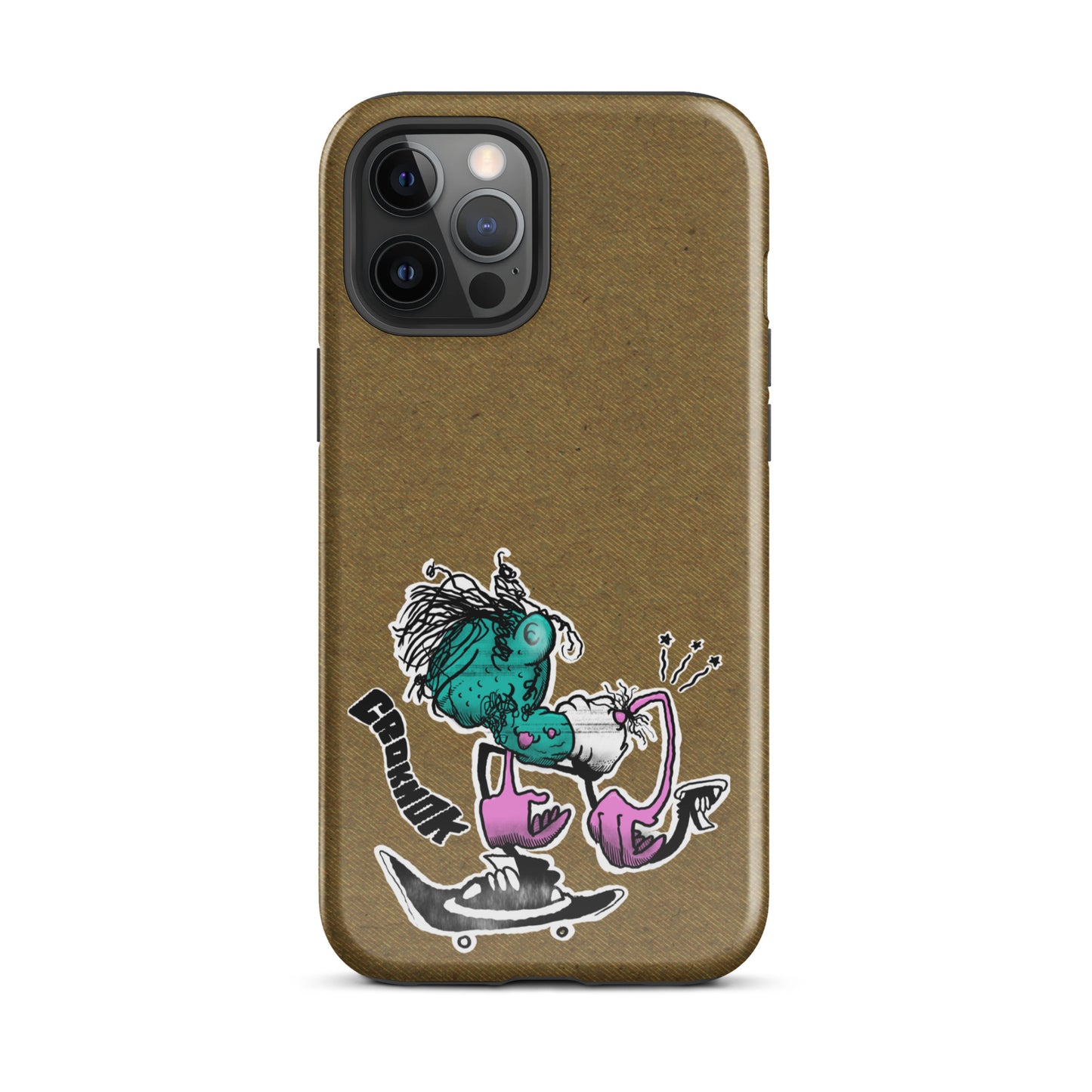 iPhone case - Skateboarding AS0028 Brown