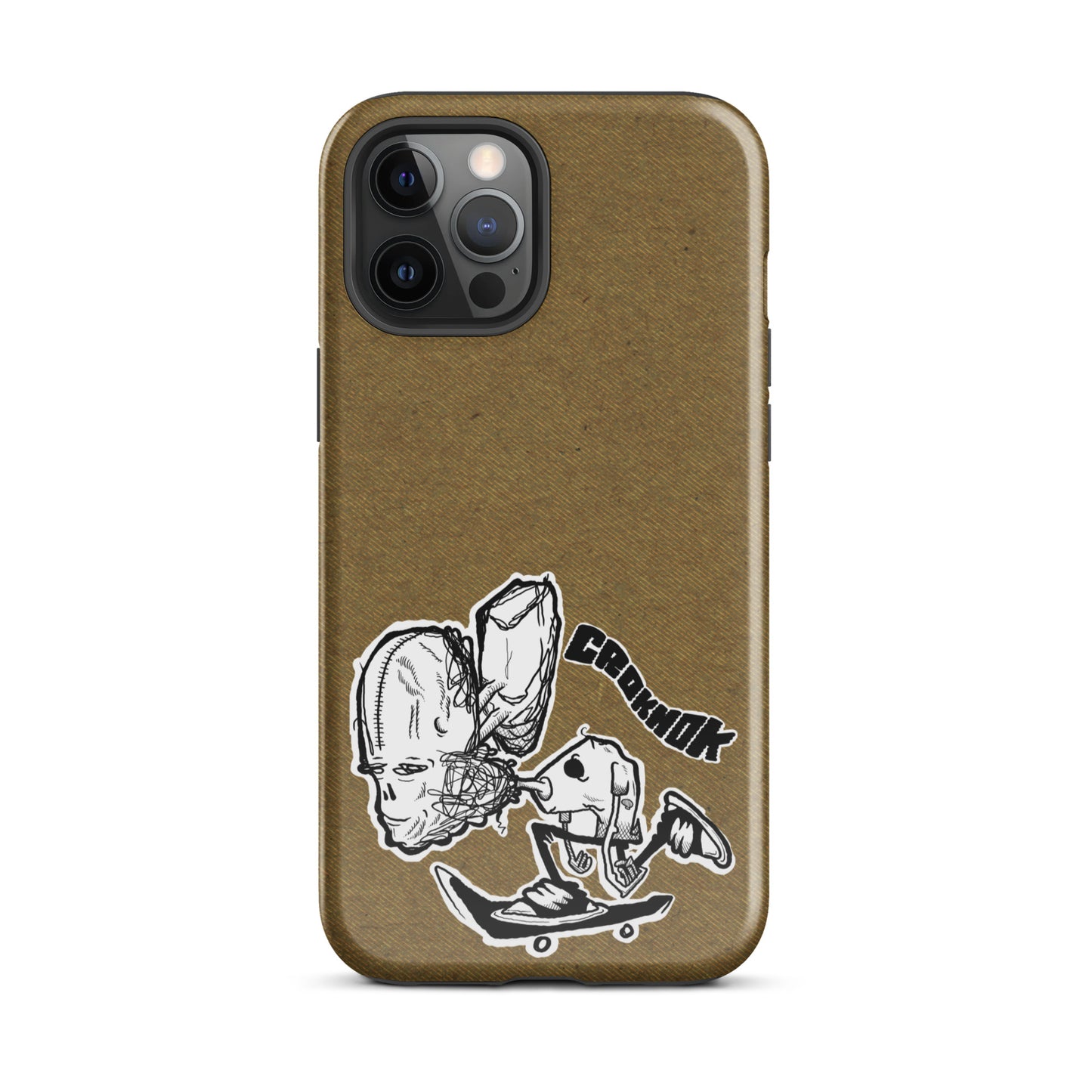 iPhone case - Skateboarding AS0037 Brown