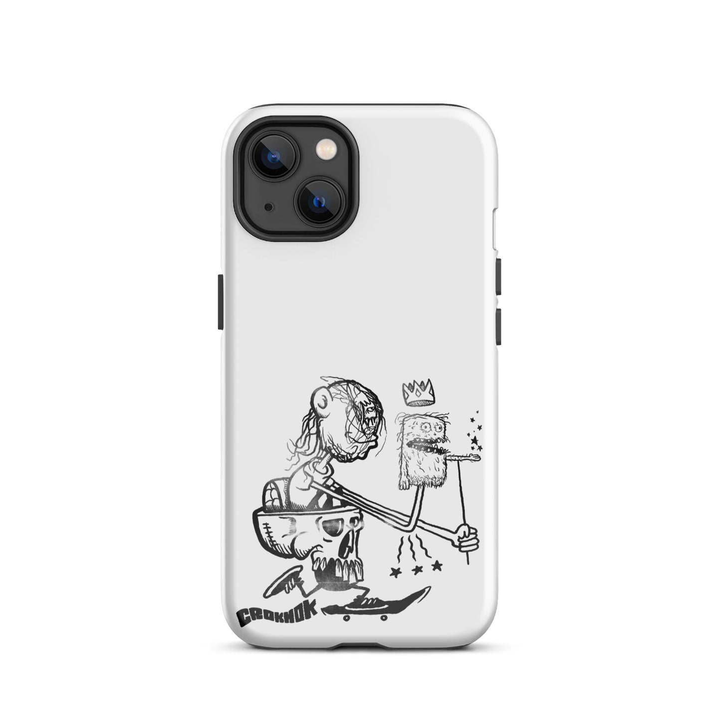 iPhone case - Skateboarding AS0019 White