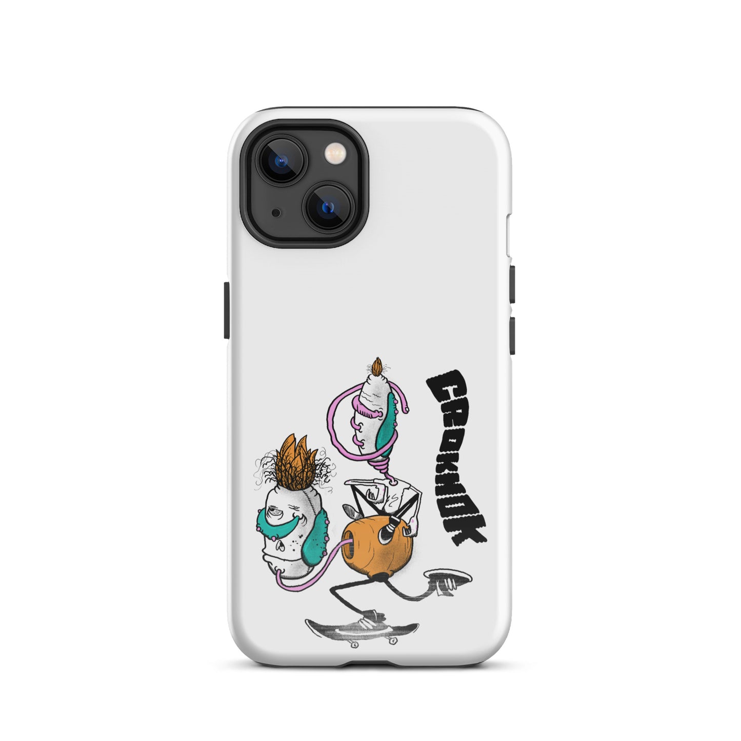 iPhone case - Skateboarding AS0025 White