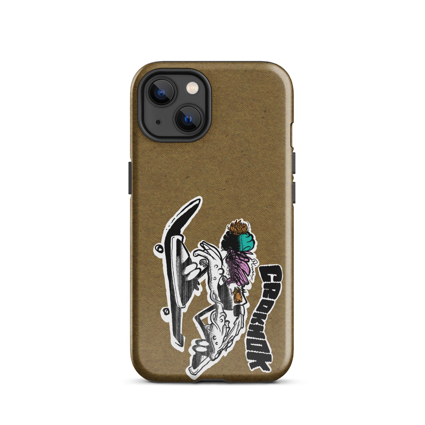 iPhone case - Skateboarding AS0035 Brown