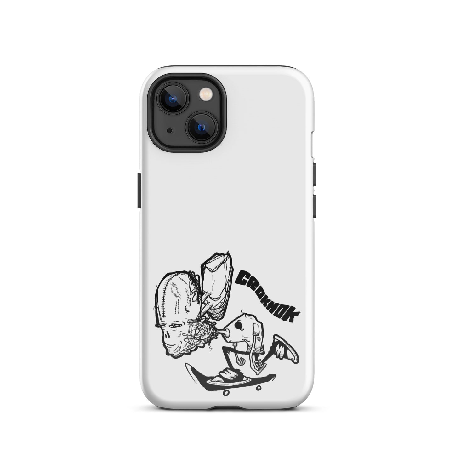 iPhone case - Skateboarding AS0037 White