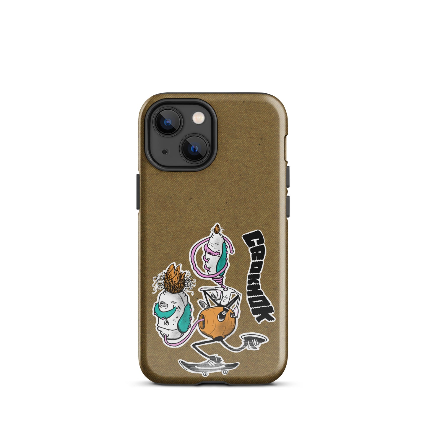 iPhone case - Skateboarding AS0025 Brown