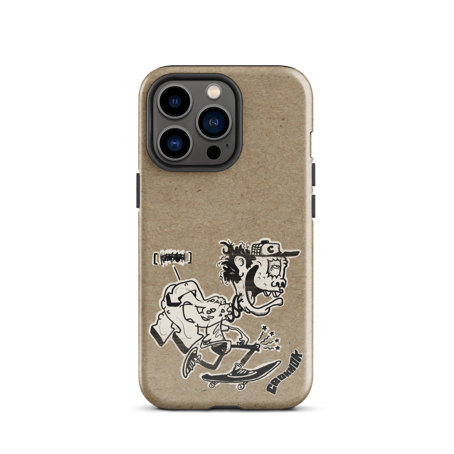 iPhone case - Skateboarding AS0017 Beigh