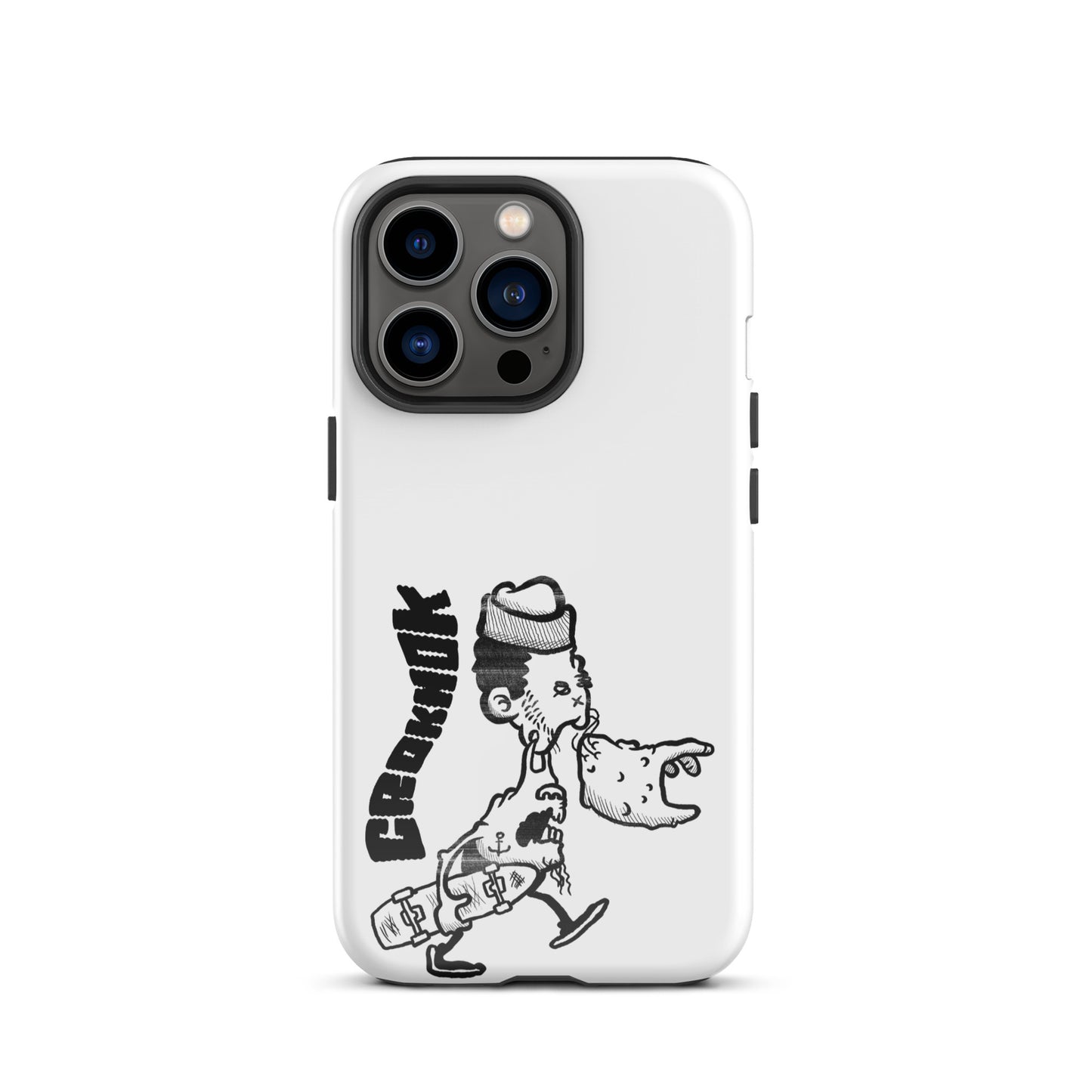 iPhone case - Skateboarding AS0010 White