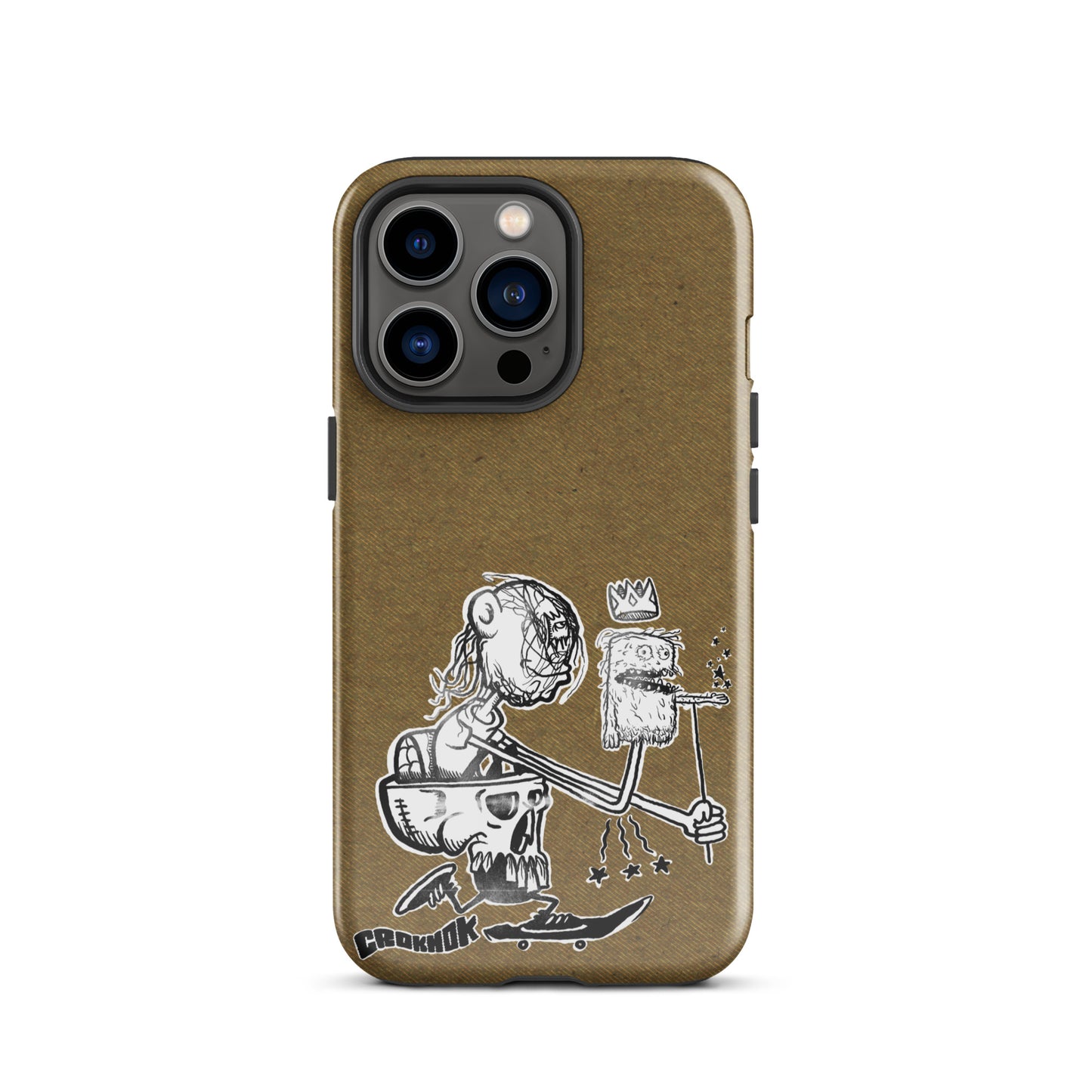 iPhone case - Skateboarding AS0019 Brown