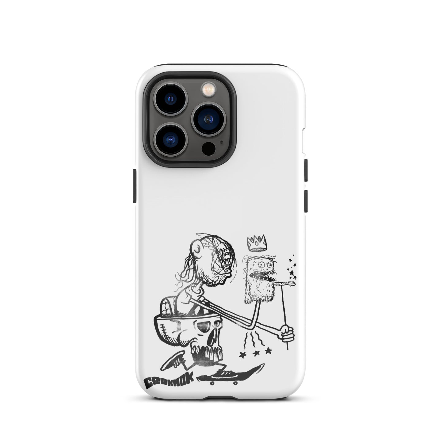 iPhone case - Skateboarding AS0019 White