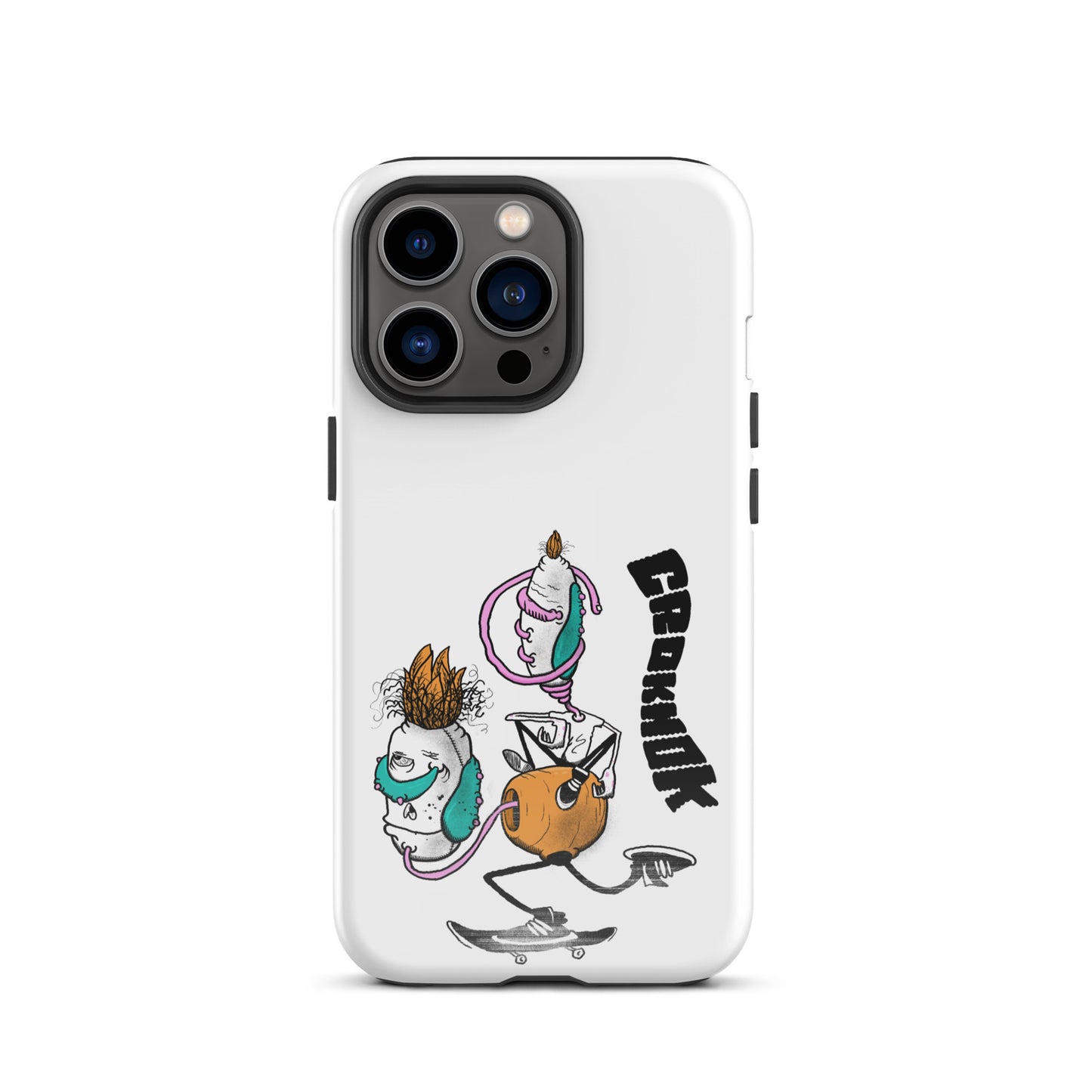 iPhone case - Skateboarding AS0025 White