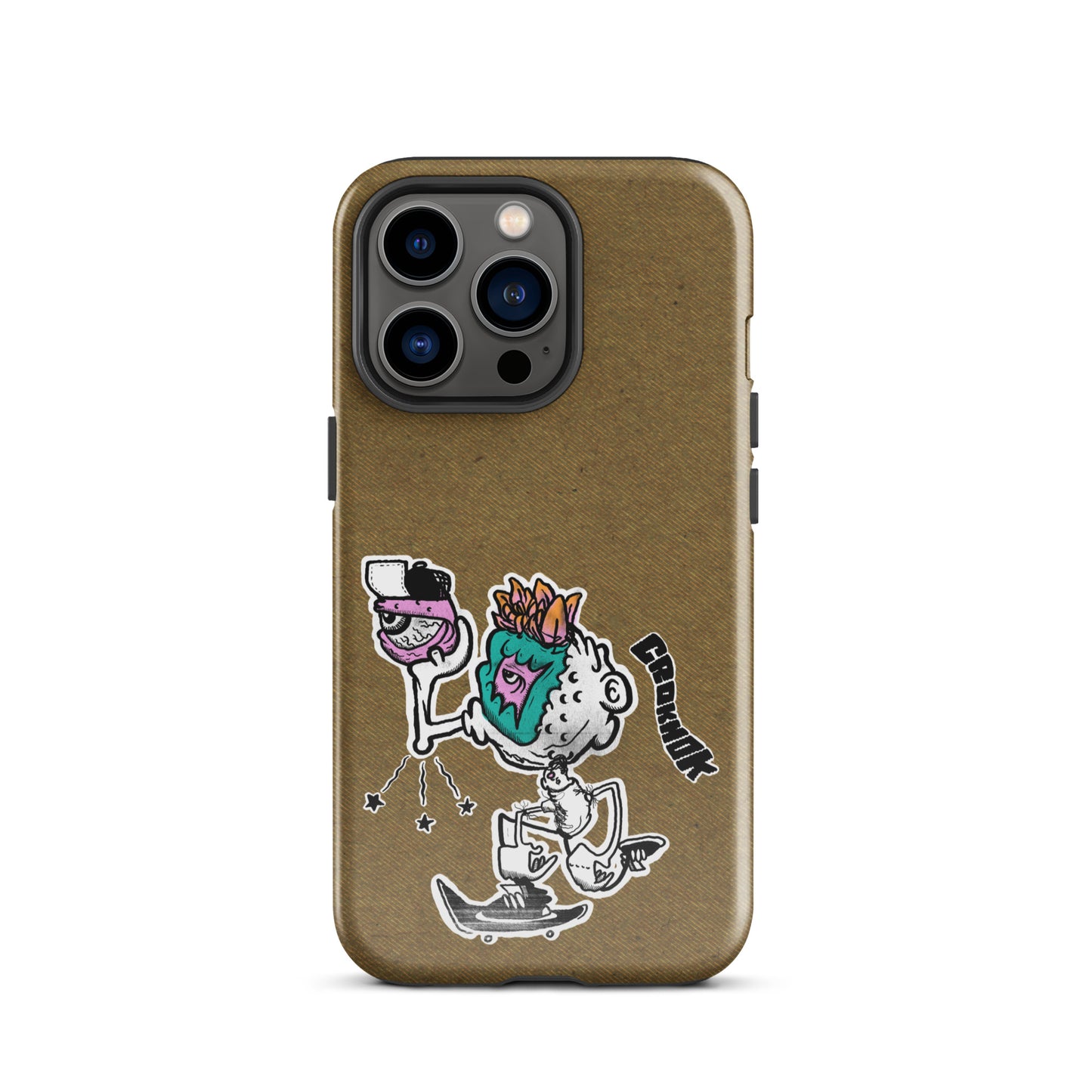 iPhone case - Skateboarding AS0025 Brown