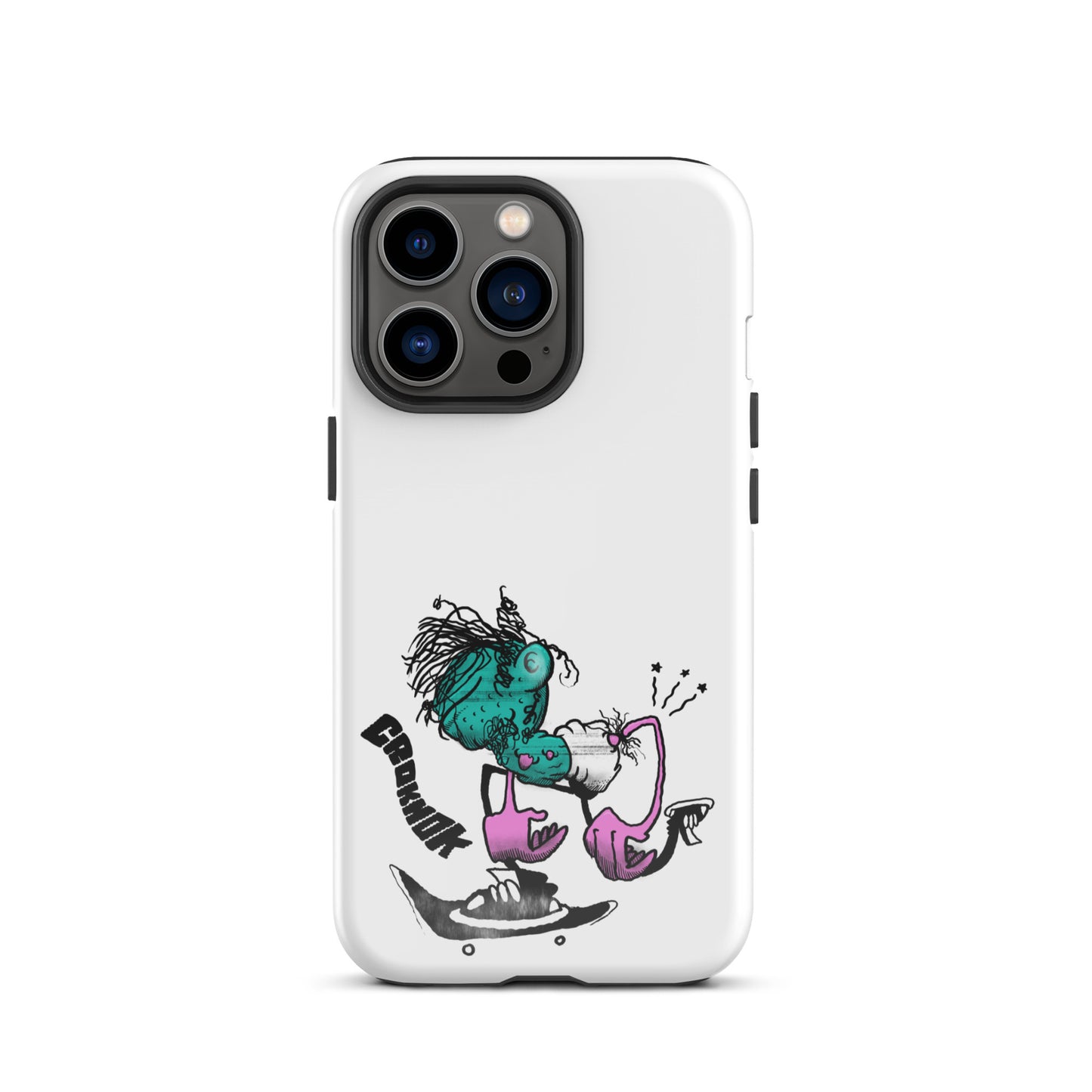iPhone case - Skateboarding AS0028 White