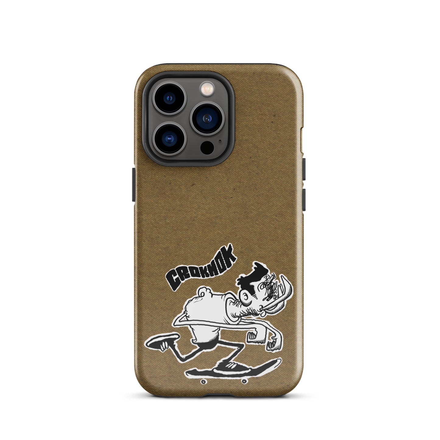 iPhone case - Skateboarding AS0026 Brown