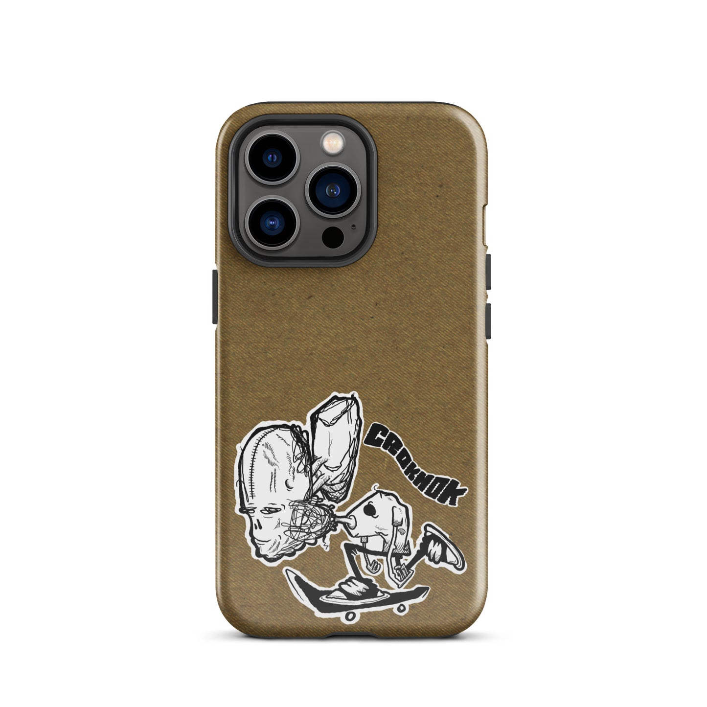 iPhone case - Skateboarding AS0037 Brown