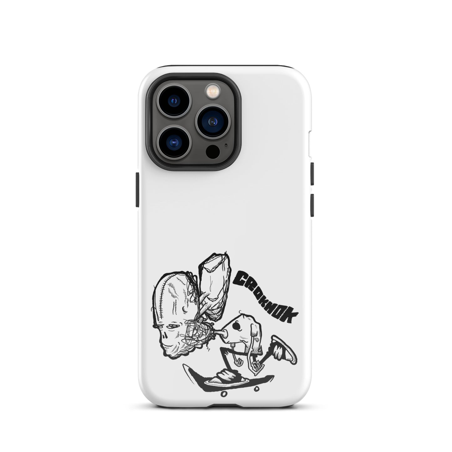 iPhone case - Skateboarding AS0037 White