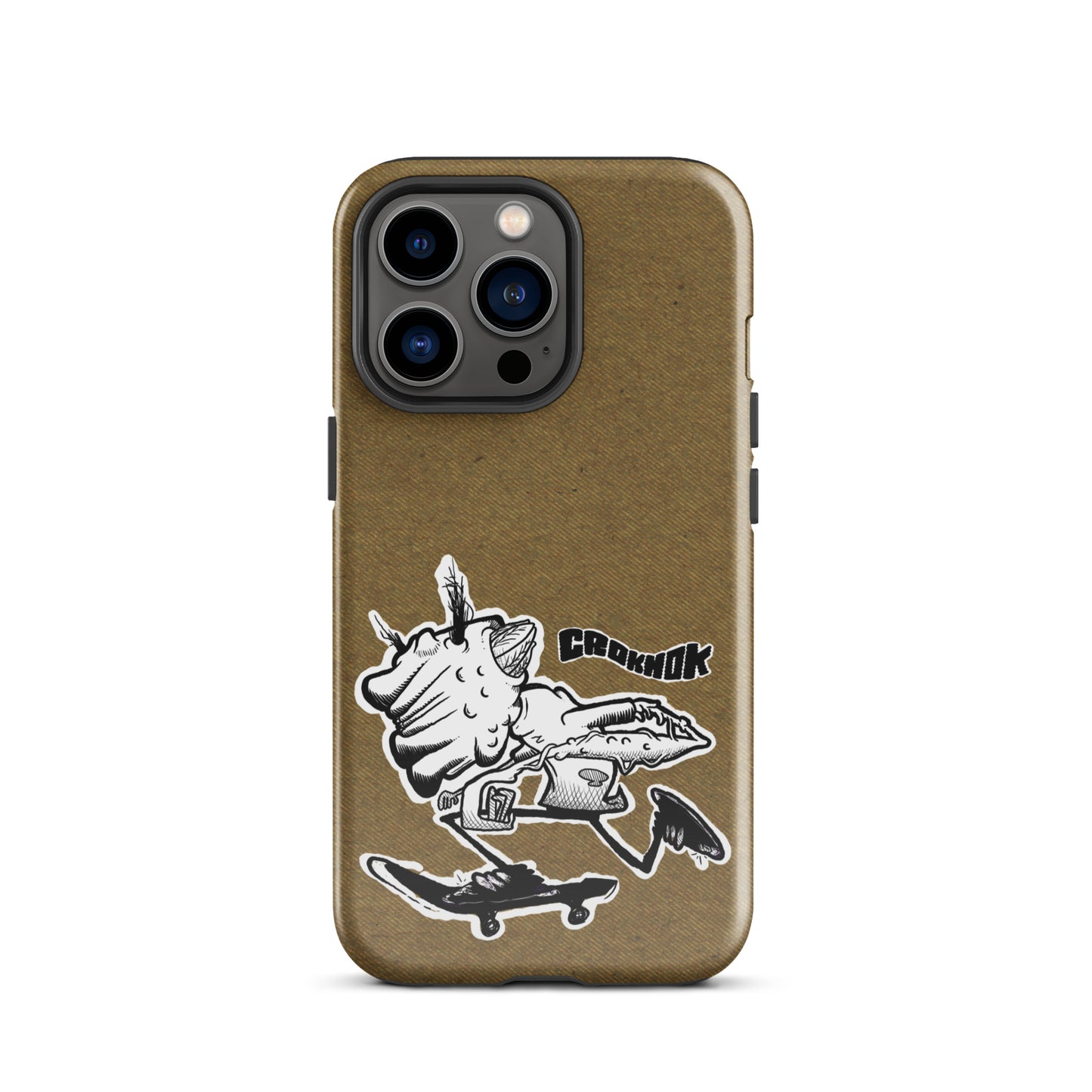 iPhone case - Skateboarding AS0036 Brown