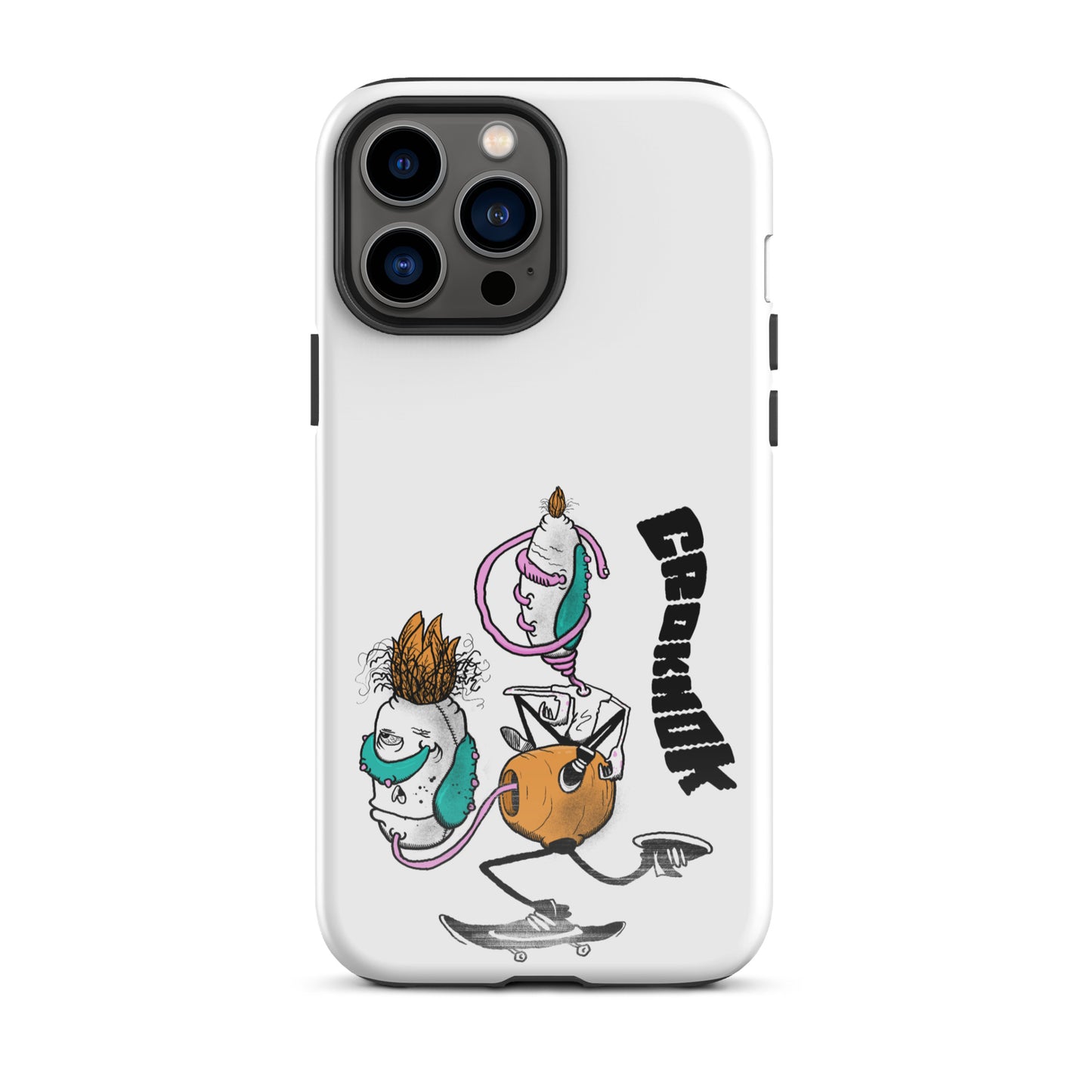 iPhone case - Skateboarding AS0025 White