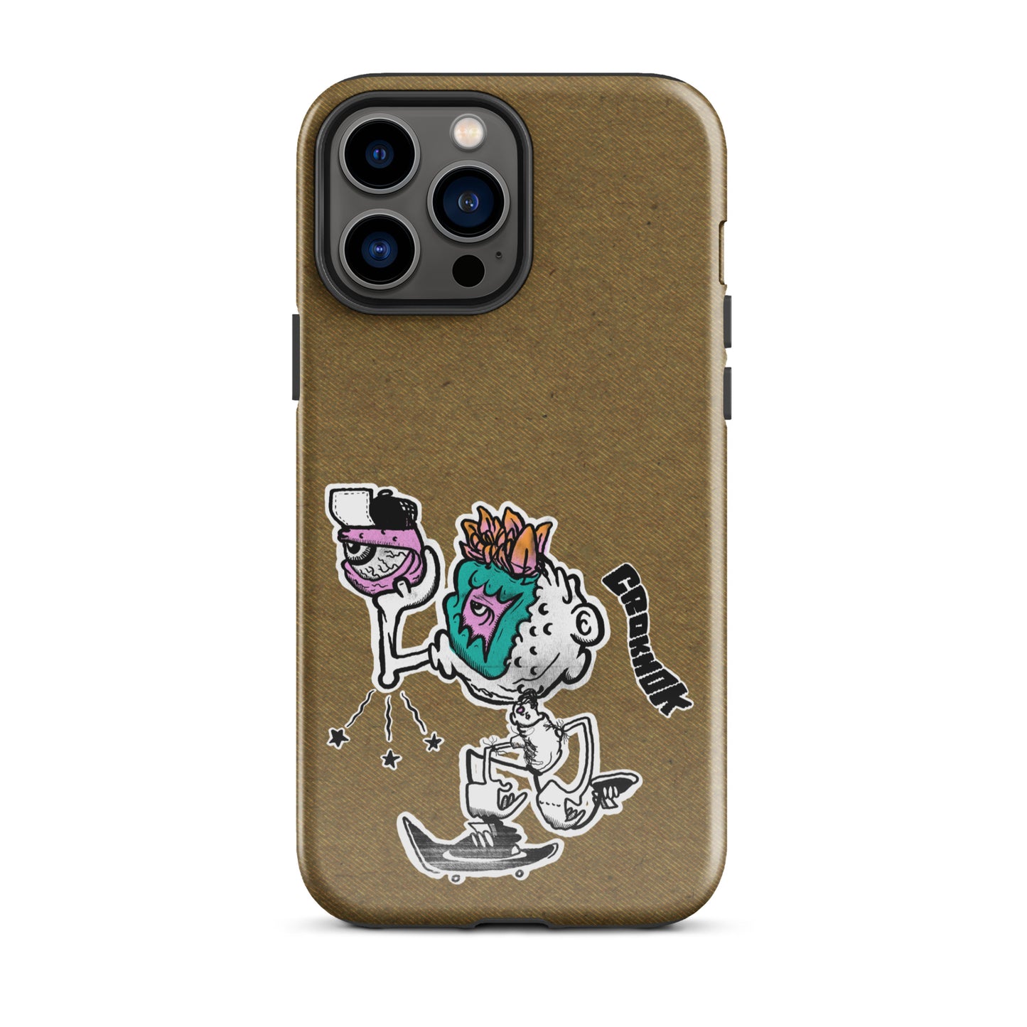 iPhone case - Skateboarding AS0025 Brown