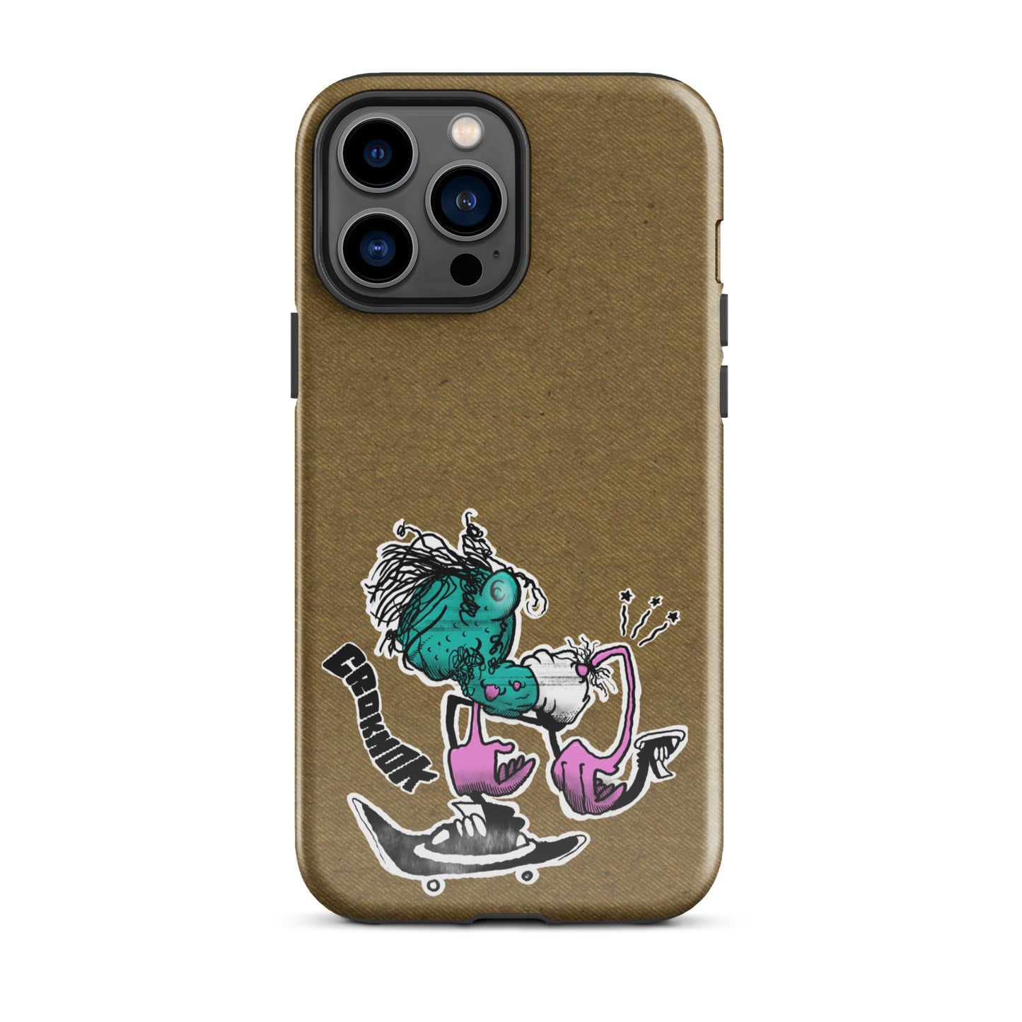 iPhone case - Skateboarding AS0028 Brown