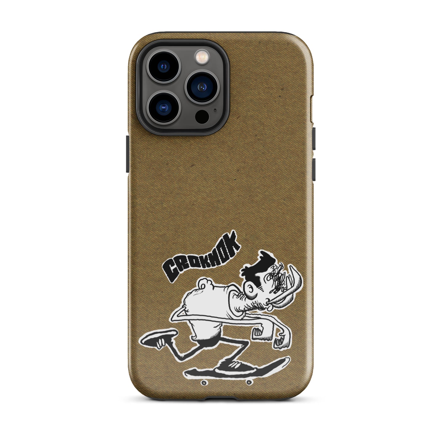 iPhone case - Skateboarding AS0026 Brown