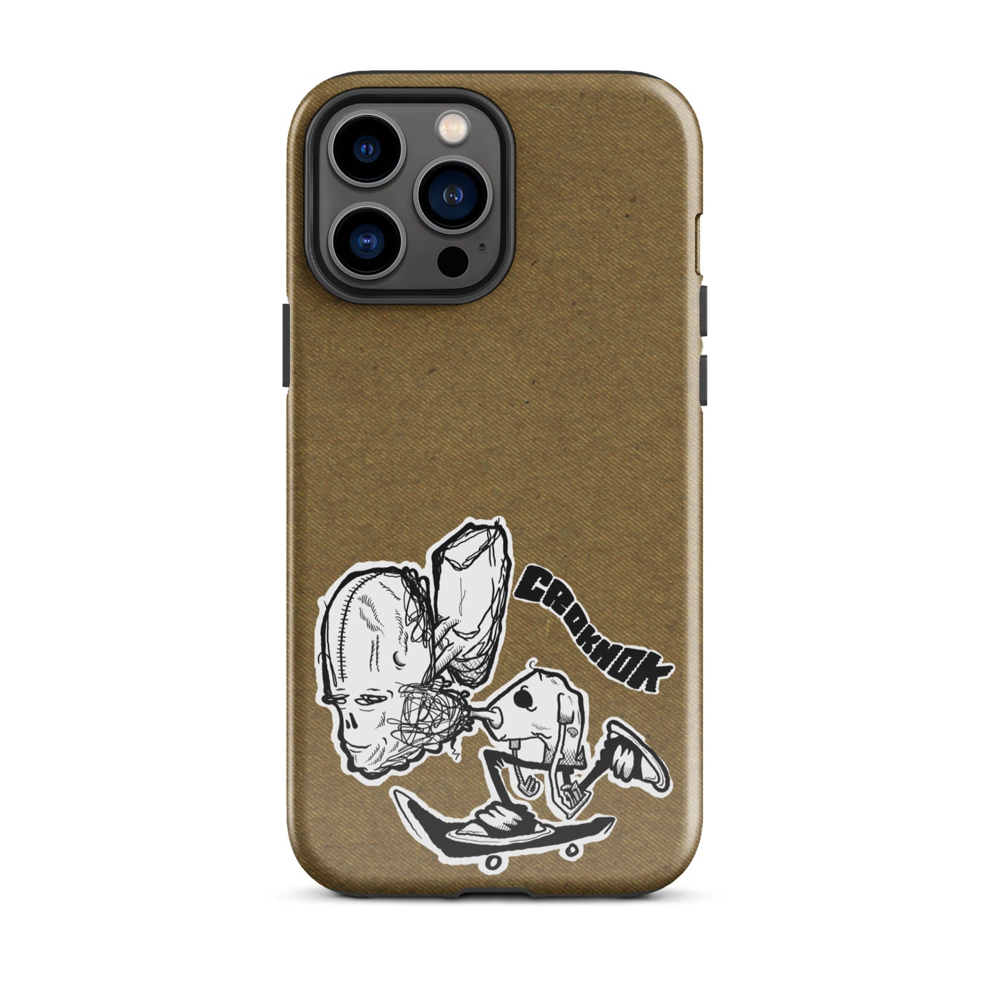 iPhone case - Skateboarding AS0037 Brown